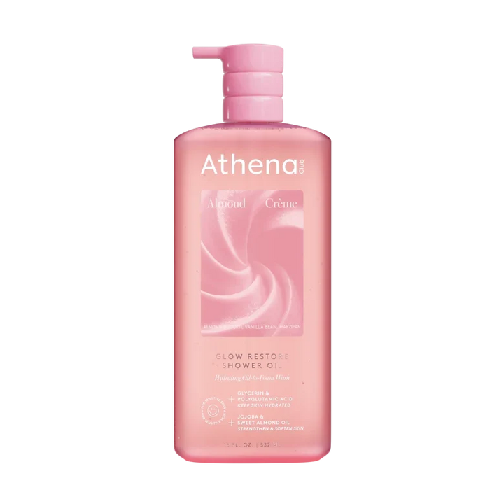 Glow Restore Shower Oil X2 Almond Crème